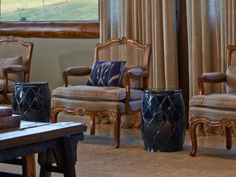 Garden seat invade a decoração